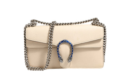 Gucci Dionysus White Leather Handbag