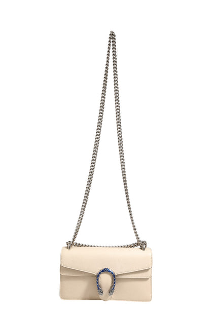 Gucci Dionysus White Leather Handbag