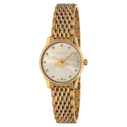 Gucci Gold Stainless Steel Dress Watch