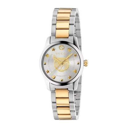 Gucci Gold Stainless Steel Dress Watch