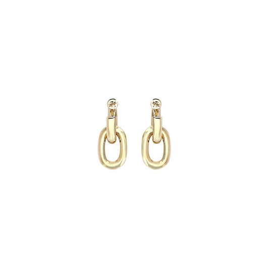 Rabanne Gold Resin Earrings