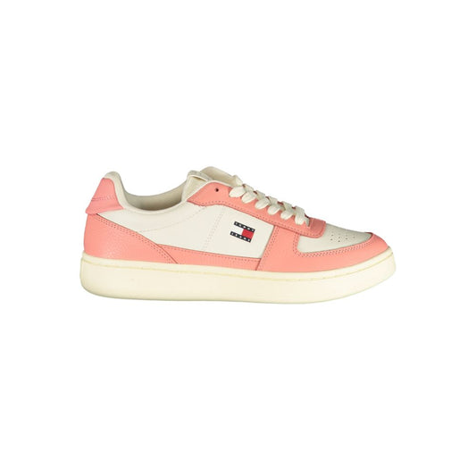Tommy Hilfiger White Polyester Athletic Sneakers
