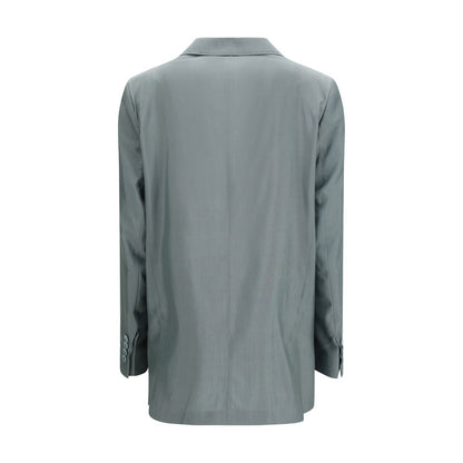 Max Mara Bicolor Wool Oves Aries Blazer