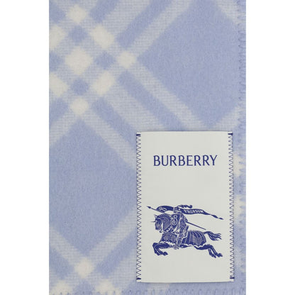 Burberry Blue Wool Oves Aries Scarf