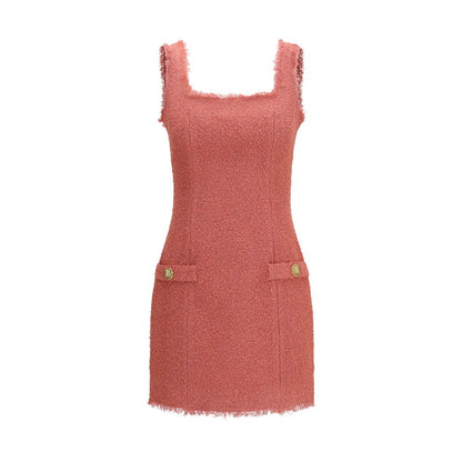 Balmain Multicolor Wool Oves Aries Casual Dress