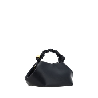 Ganni Black Calf Leather Bos Taurus Handbag