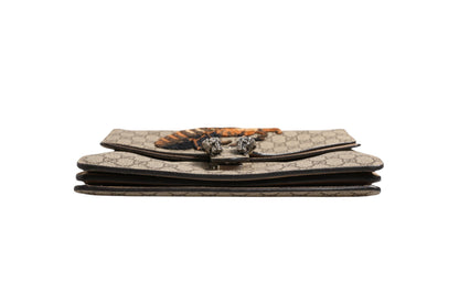 Gucci Supreme Monogram Bee Embroidered Shoulder Bag