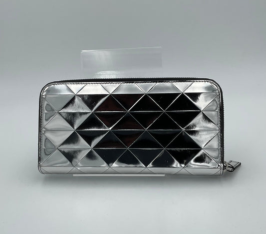 Prada PRADA Laminated Leather Wallet