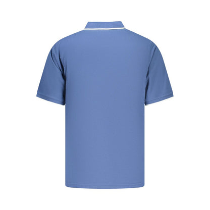 Coveri Moving Blue Cotton Men's Polo Shirt