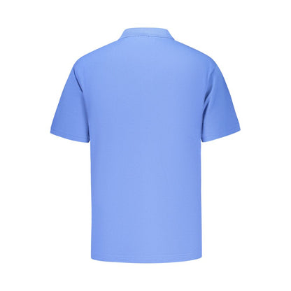 Rifle Blue Cotton Men's Polo