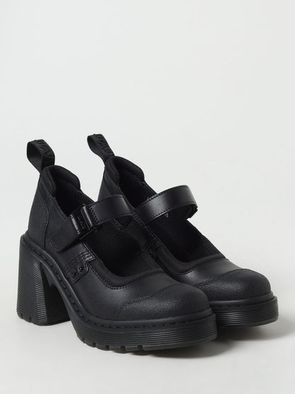 Dr. Martens Black Leather Platform Pumps