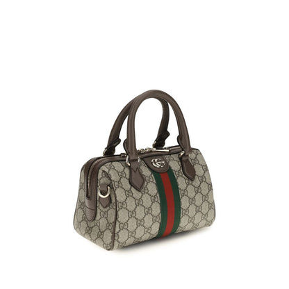 Gucci Brown Fabric Handbag