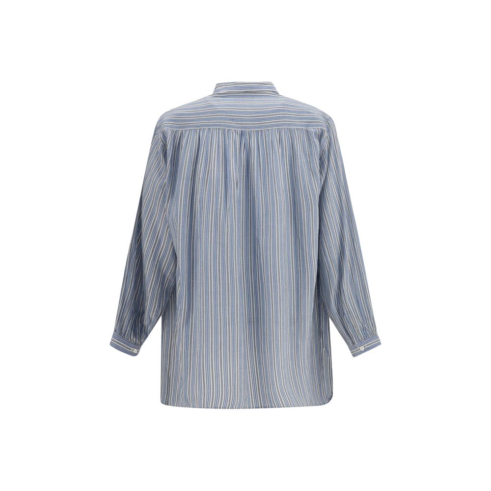 Marant Etoile Blue Cotton Blouse