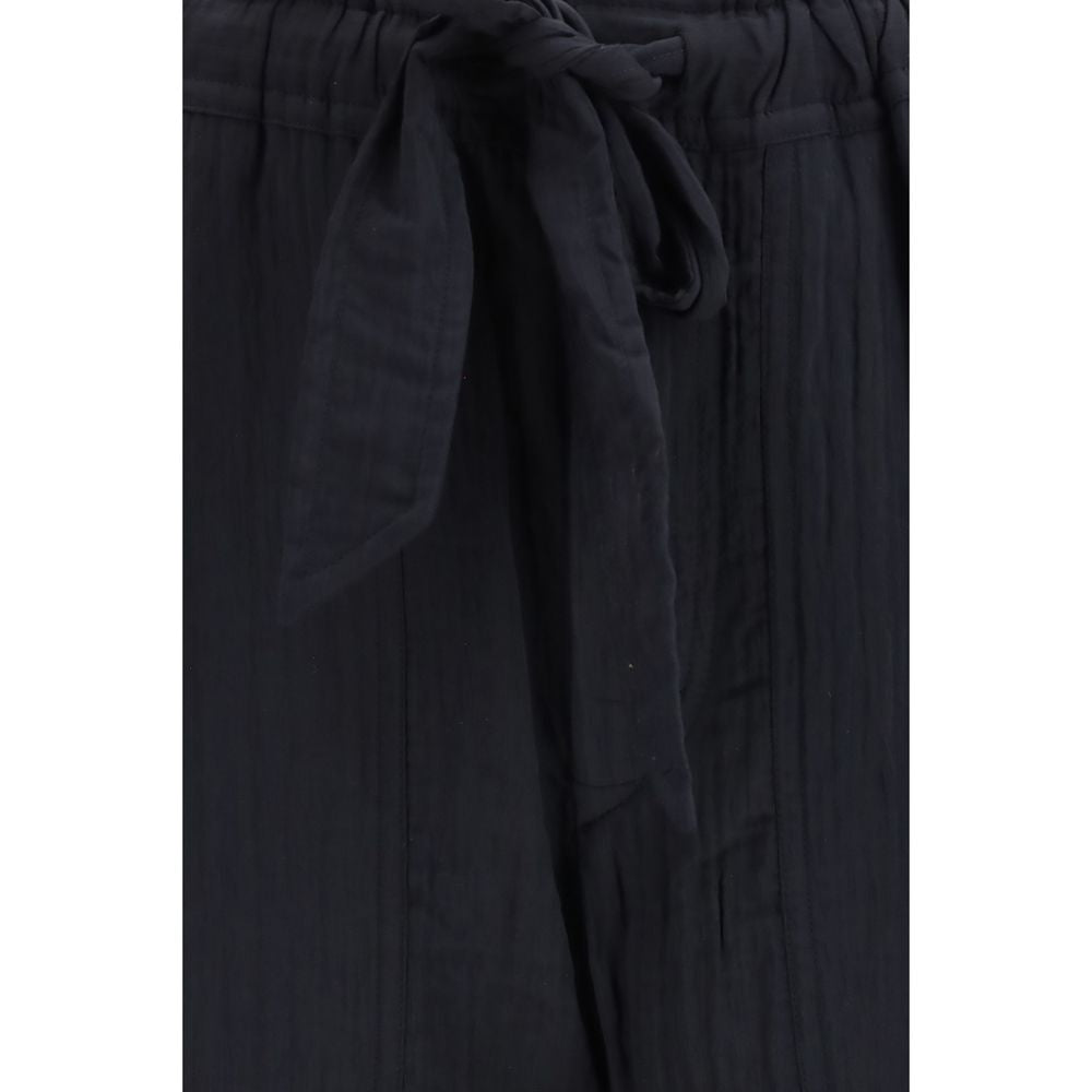 Marant Etoile Black Viscose Casual Pants