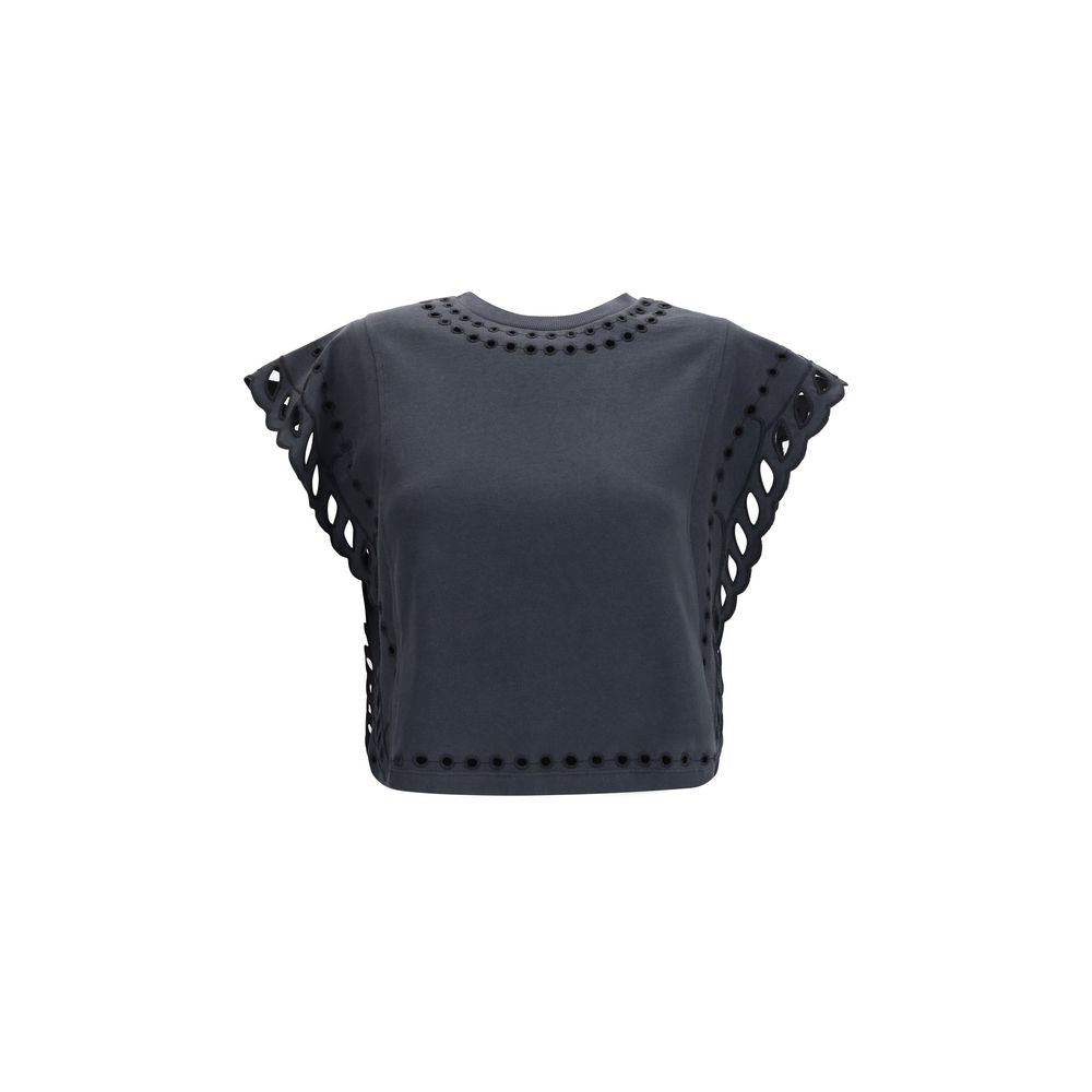 Marant Etoile Black Cotton T-Shirt