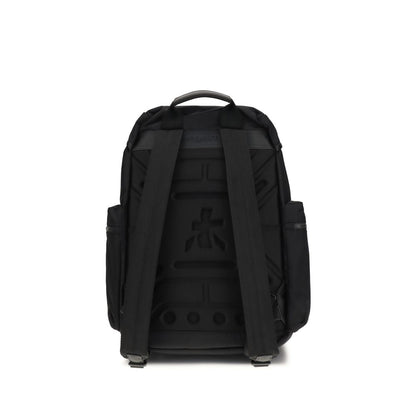 Premiata Black Nylon Backpack