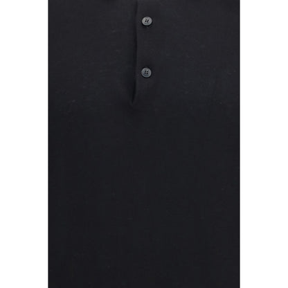 Premiata Black Cotton Polo Shirt