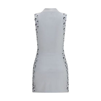 Marine Serre White Polyamide Casual Dress