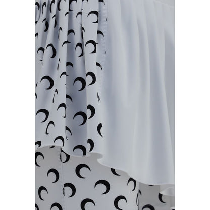 Marine Serre White Polyamide Short And Mini Shorts