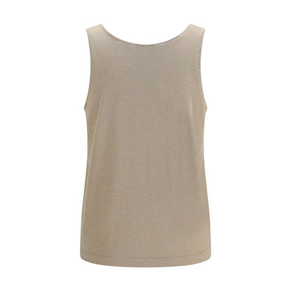 Brunello Cucinelli Beige Cashmere Tank Tops