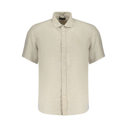 North Sails Beige Linen Shortsleeve Shirt