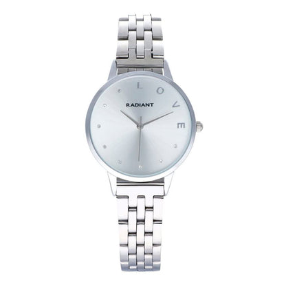 RADIANT Gray Stainless Steel Dress Watch