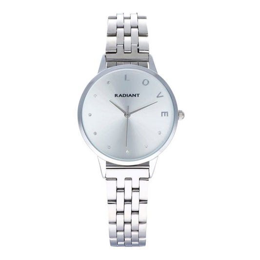 RADIANT Gray Stainless Steel Dress Watch