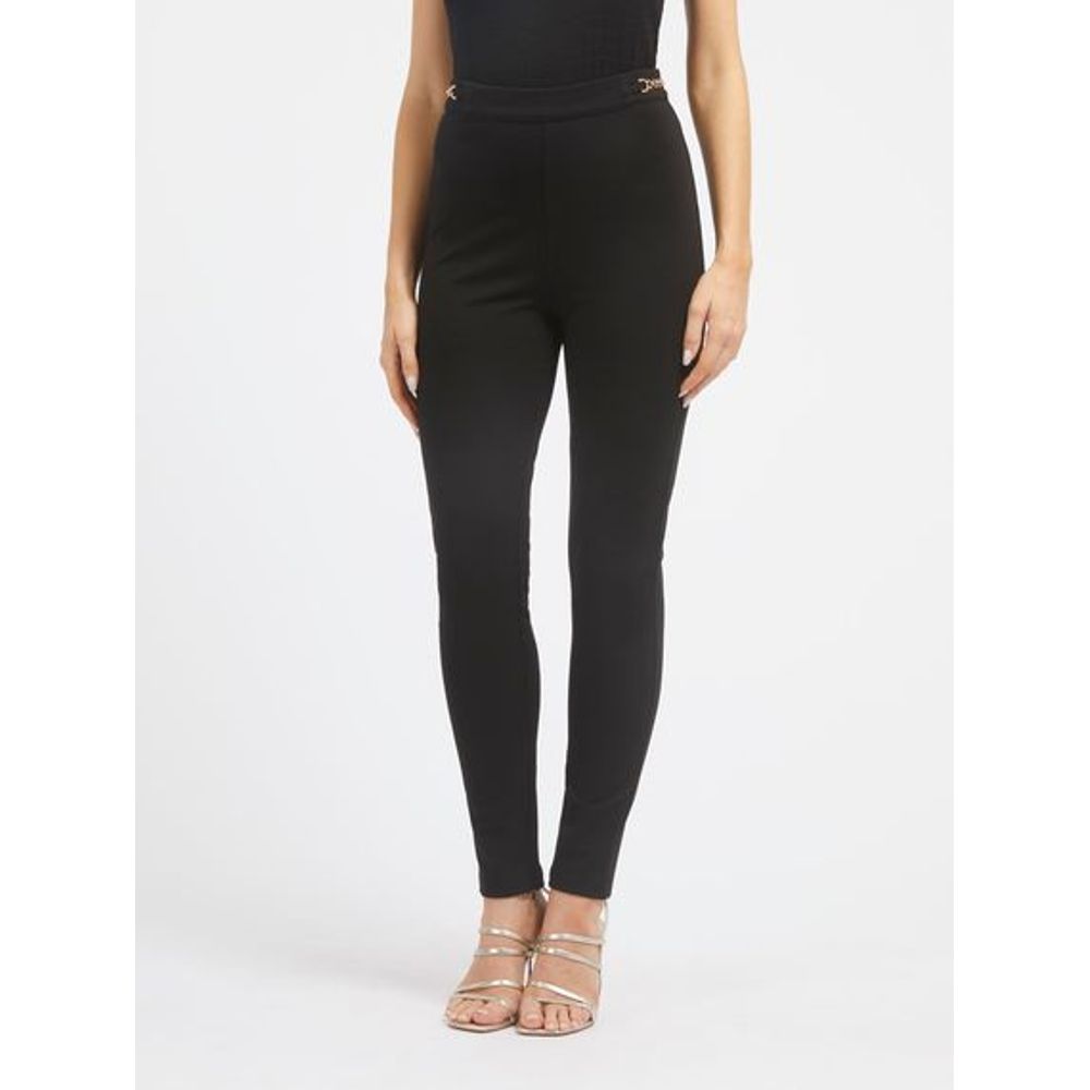 Guess Black Viscose Skinny Pants