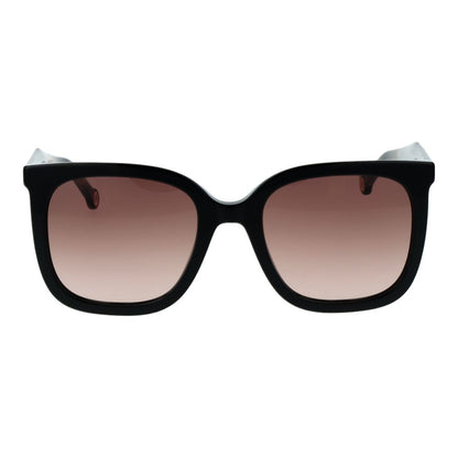 Carolina Herrera Black Acetate Sunglasses
