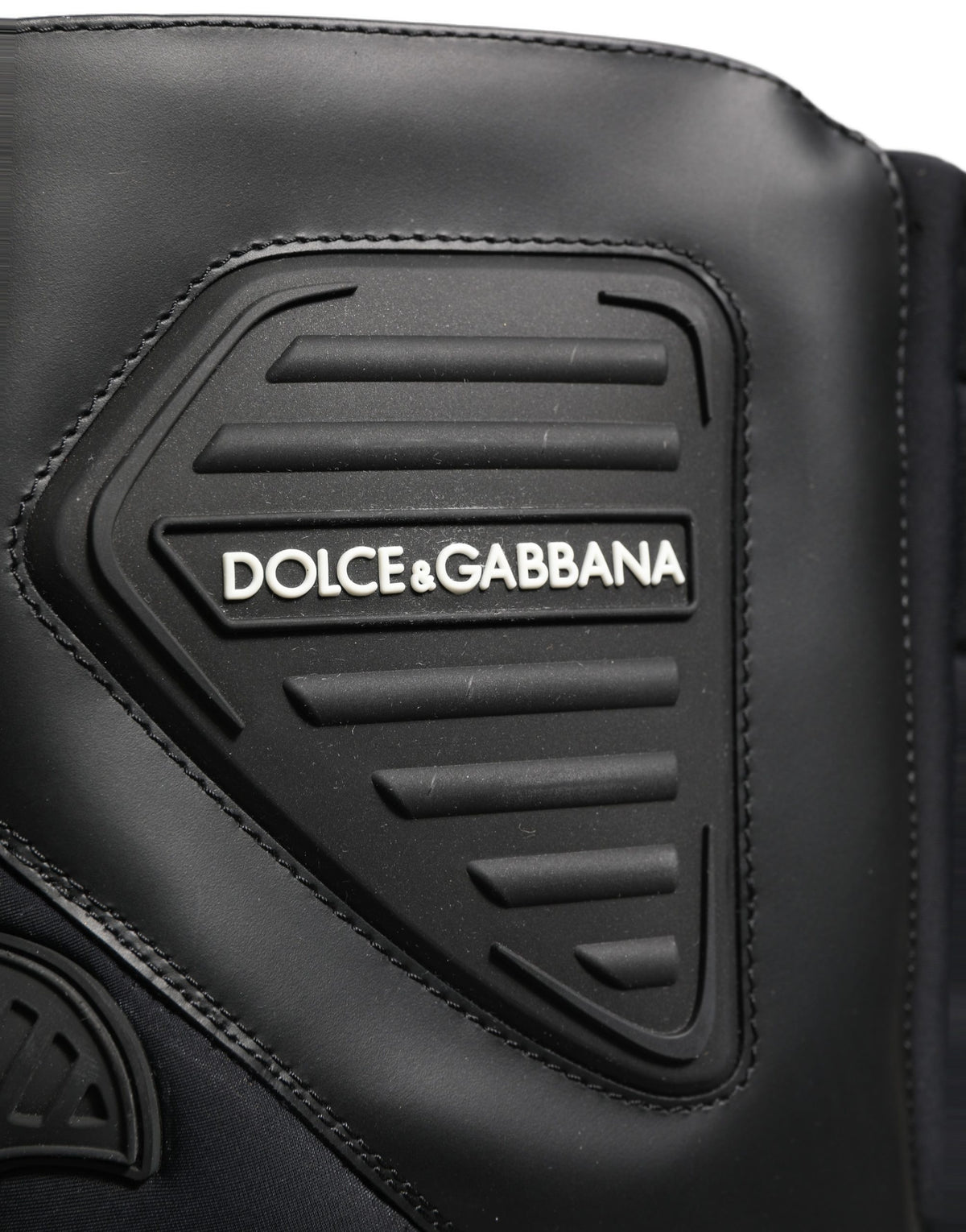 Dolce & Gabbana Schwarze Leder Biker Mid Calf Herrenstiefel Schuhe