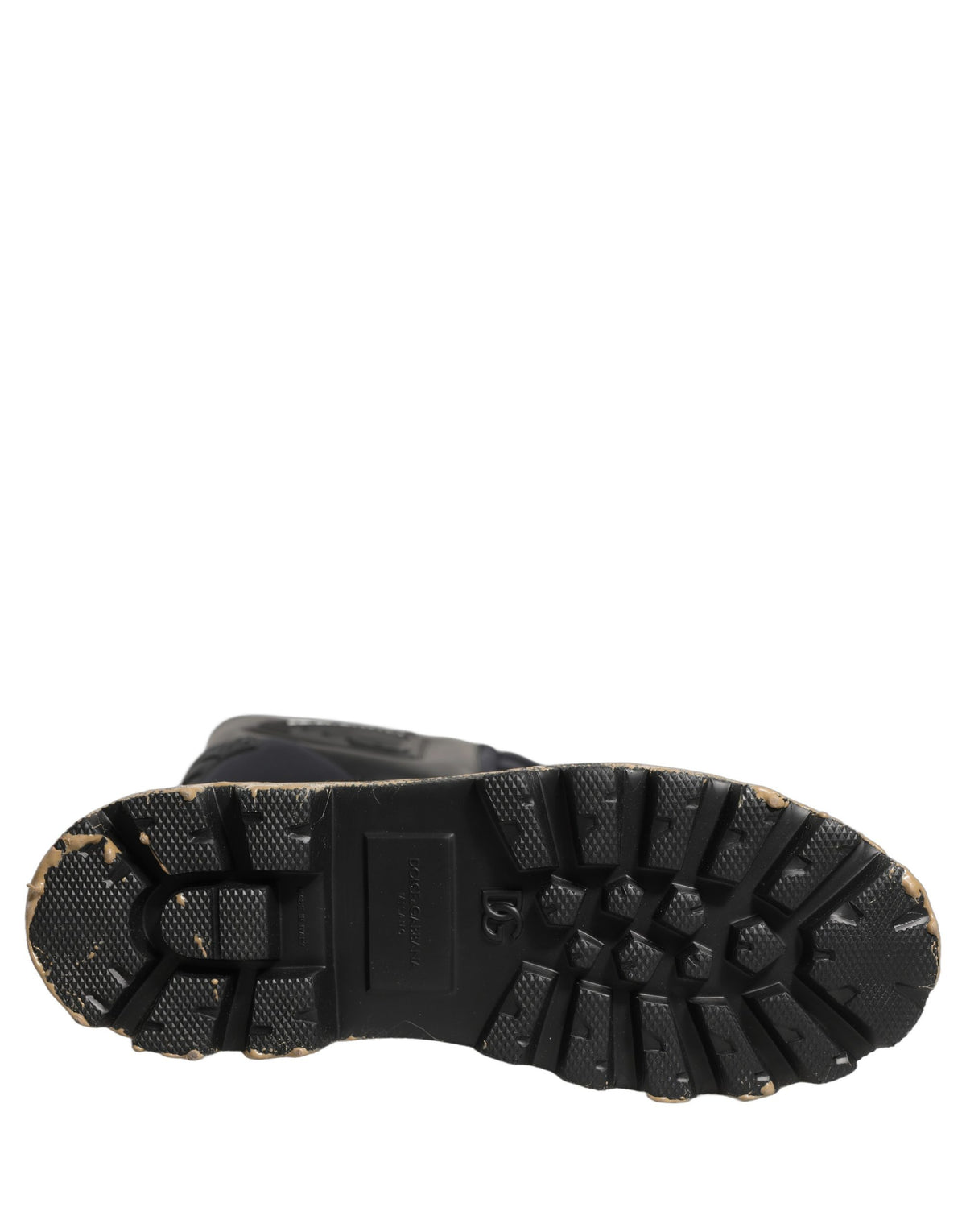 Dolce & Gabbana Schwarze Leder Biker Mid Calf Herrenstiefel Schuhe