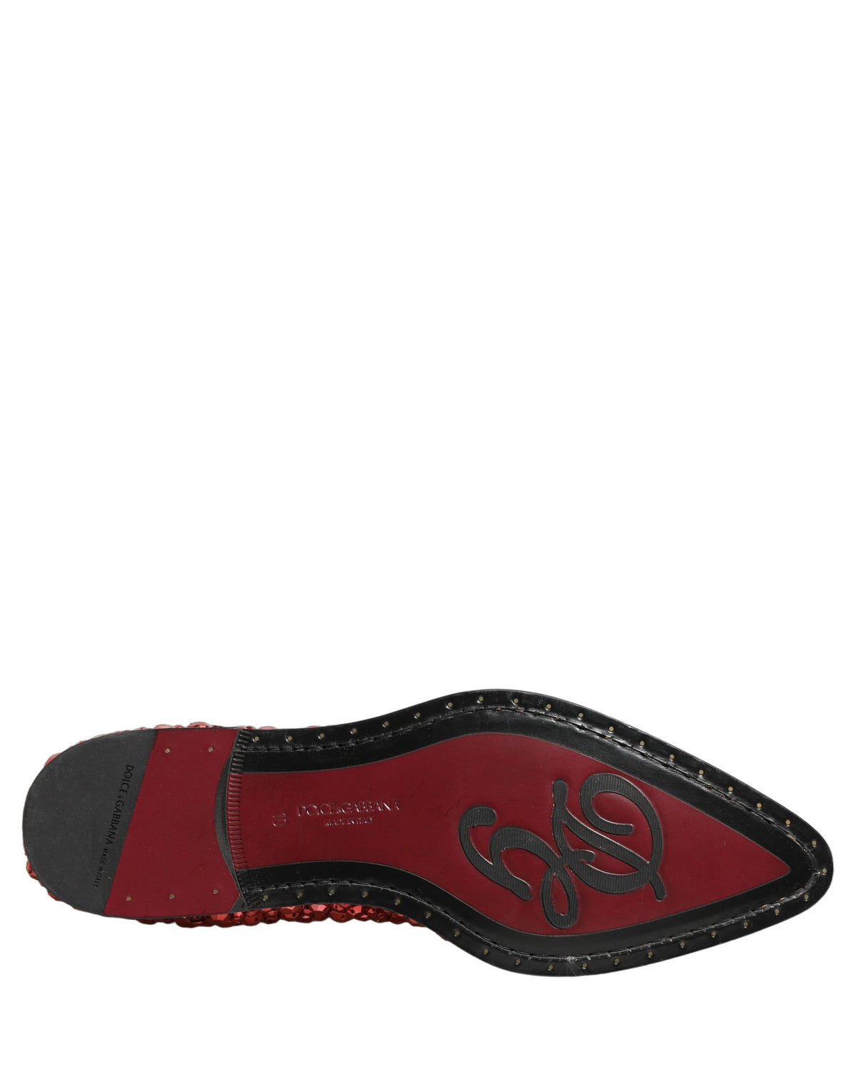 Dolce & Gabbana Rote verzierte Chelsea Ankle Boots Schuhe