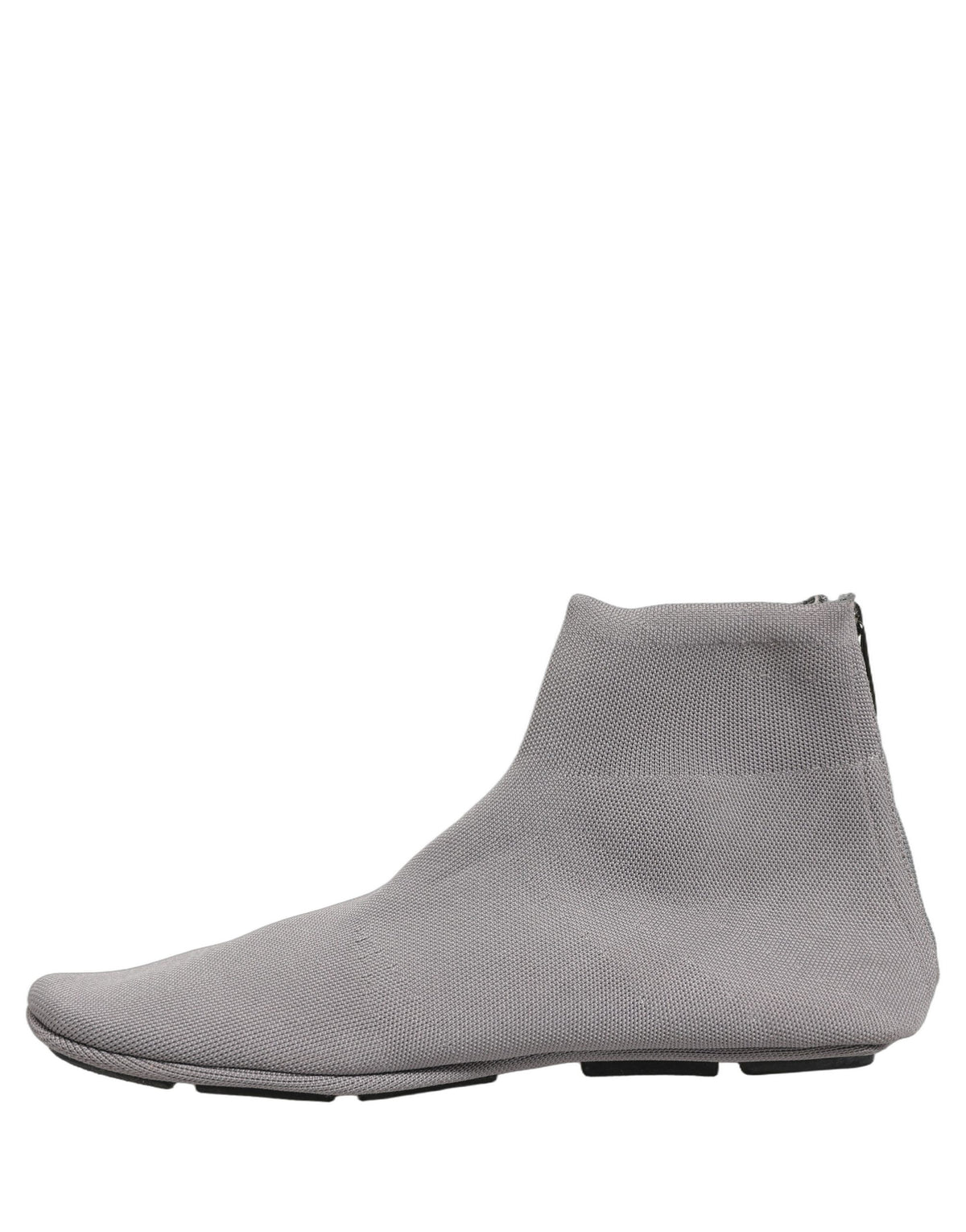 Dolce & Gabbana Graue Stretch-Mesh Herren Stiefeletten Schuhe