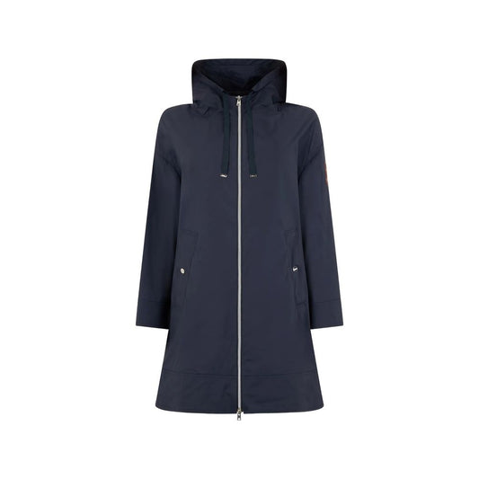 Herno Blue Elastane Coat