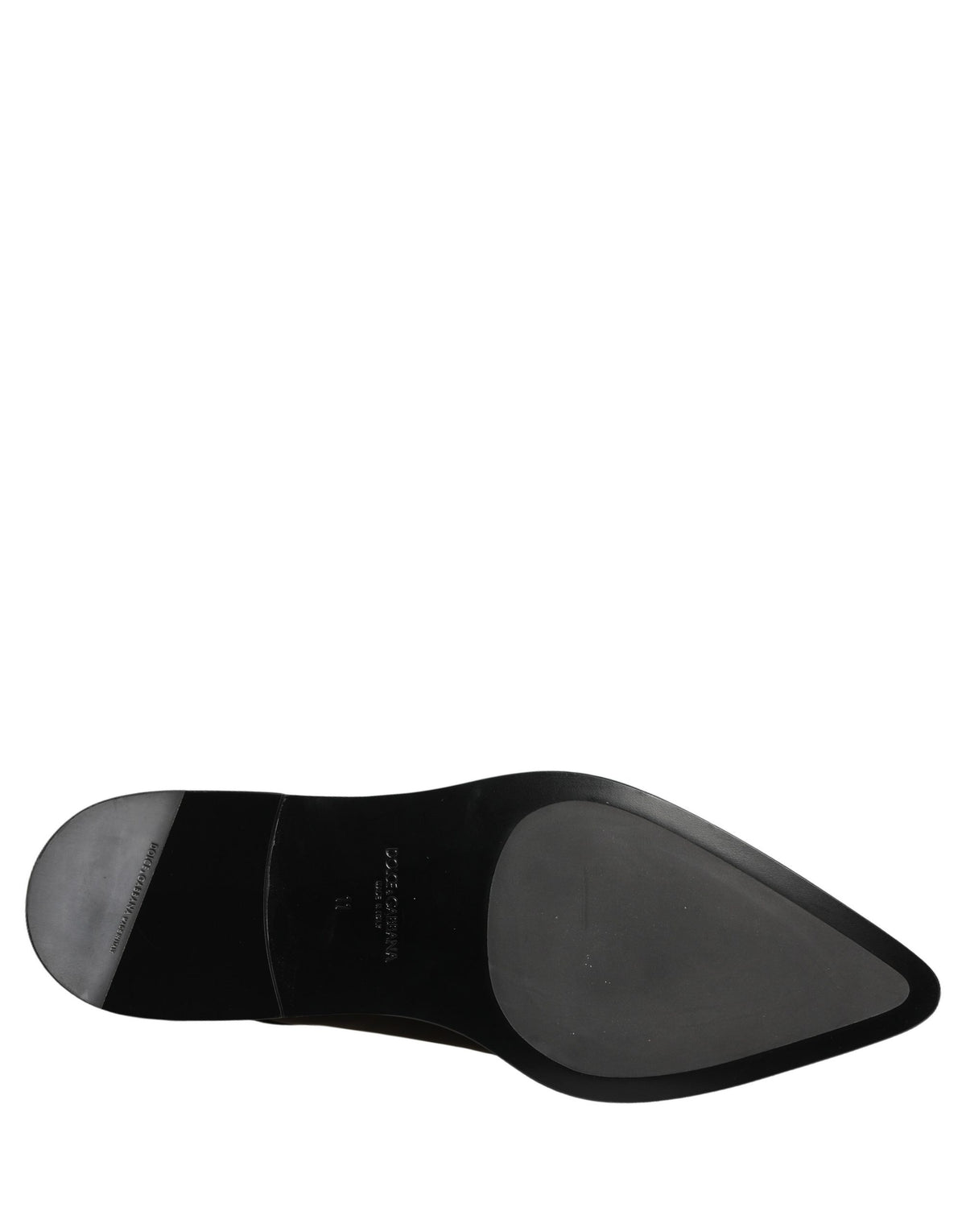 Dolce & Gabbana Schwarze Herren Derby Schnürschuhe aus Leder