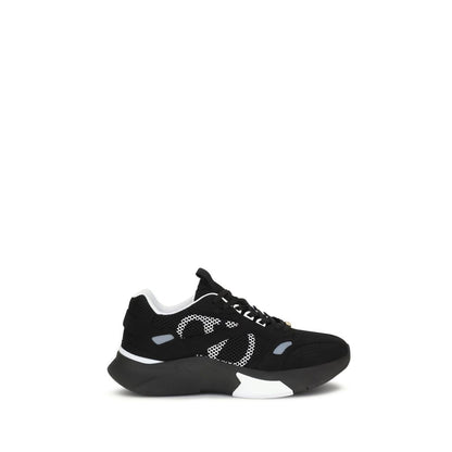 Valentino Garavani Black Polyester Athletic Sneakers