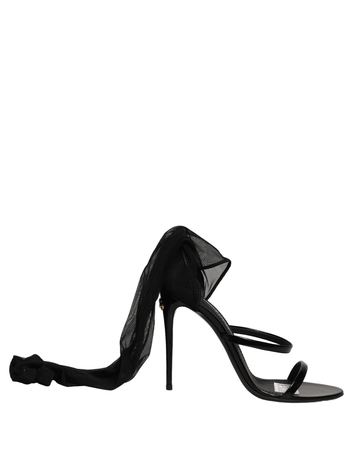 Dolce & Gabbana Stiletto-Sandalen-Socken Kniehohe Stiefel Schwarz