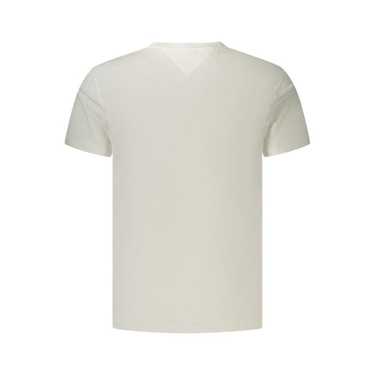 Tommy Hilfiger Bianco Cotton Men's T-Shirt