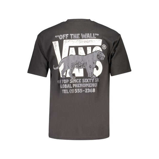 Vans Black Cotton Men's T-Shirt