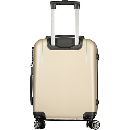 Laura Biagiotti Gold Polyurethane Women's Travel Bag