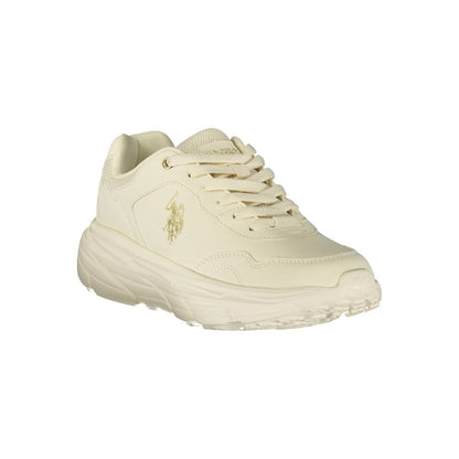U.S. POLO ASSN. White Polyurethane Women's Sneaker