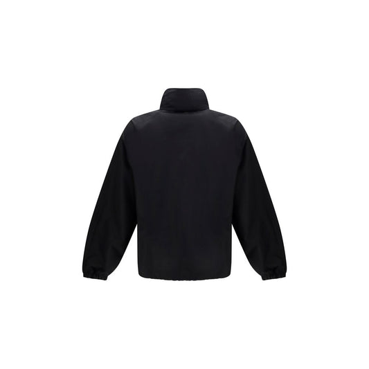 Gucci Black Cotton Full-Length Jacket