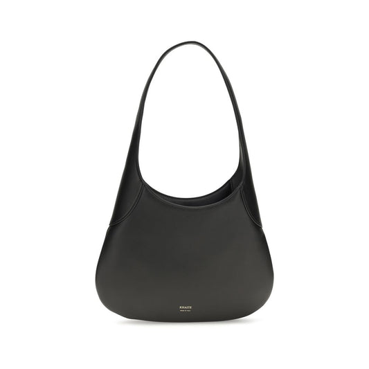 Khaite Black Calf Leather Bos Taurus Handbag
