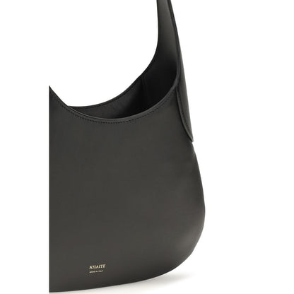Khaite Black Calf Leather Bos Taurus Handbag