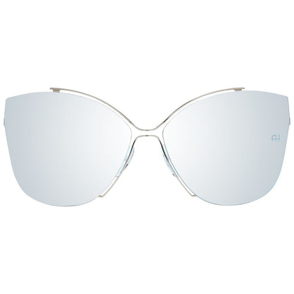 Ana Hickmann Gold Acetate Sunglasses