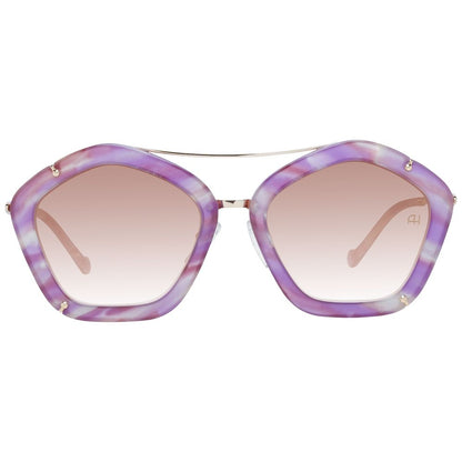 Ana Hickmann Purple Metal Sunglasses