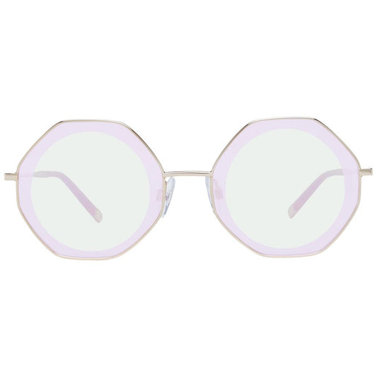 Ana Hickmann Gold Metal Sunglasses
