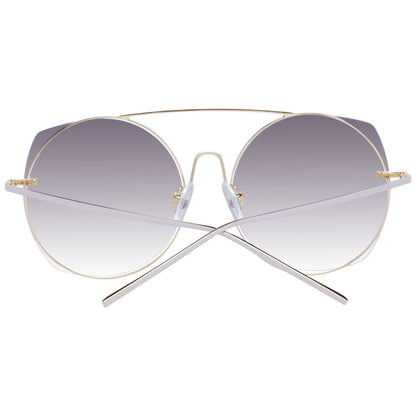 Ana Hickmann Gold Metal Sunglasses