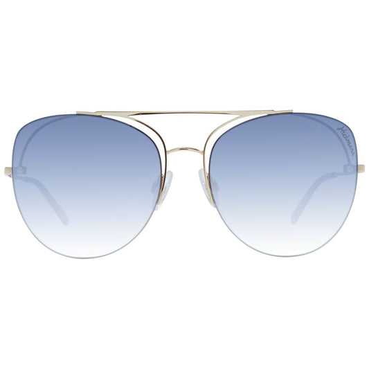 Ana Hickmann Gold Metal Sunglasses