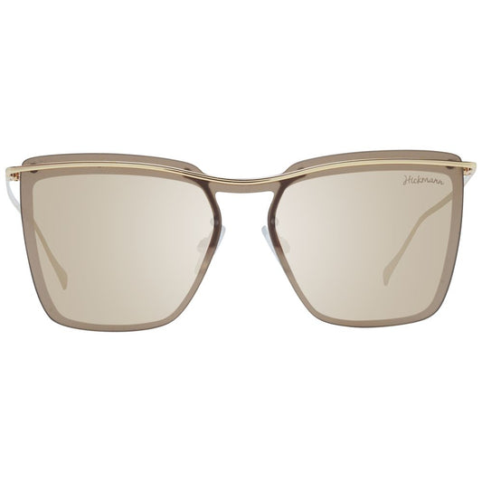 Ana Hickmann Gold Metal Sunglasses